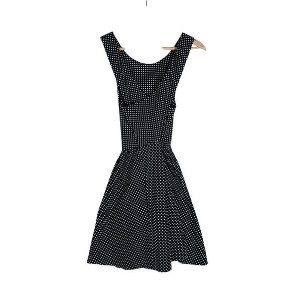 Kate Spade Mini Dress 2 Black White Diamond Pattern Feminine Coquette Preppy - Picture 4 of 7